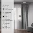 Штора Твид Блэкаут 100% 200х280 см серо-зеленая