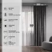 Штора Твид Блэкаут 100% 200х280 см графит