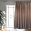 Штора ЛУЧИЯ 180х275 см кофе