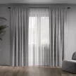 Штора NEODECO Кассия с подхватом 160х270 см серая