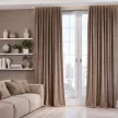 Штора NEODECO Бархат 200х280 см тауп