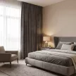 Штора NEODECO Бархат 200х280 см темно-серая