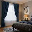 Штора NEODECO Бархат 200х280 см синяя