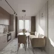 Штора NEODECO Димаут 200х285 см нюдовая