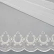 Тюль Купон вышивка 300х300 см шампань