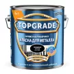 Краска для металла 3в1 RAL 9005 глянцевая чёрная 2 л TOPGRADE