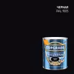 Краска для металла 3в1 RAL 9005 глянцевая чёрная 0,75 л TOPGRADE