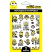 Наклейки-татуировки Миньоны 19х11,8 см