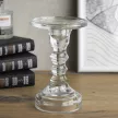 Подсвечник стеклянный Крист высота 15 см