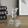 Подсвечник стеклянный Крист высота 11 см