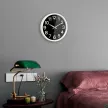 Часы настенные круглые Светящиеся d30 см белые