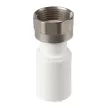 Муфта для труб ППР с накидной гайкой d20х3/4" РВ РВК