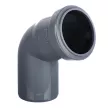 Колено канализационное РТП d50 мм угол 67°