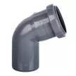 Колено канализационное РТП d50 мм угол 67°