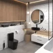 Унитаз-компакт FLUMEN DESIGN Ardennes с сиденьем с микролифтом черный