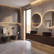 Унитаз подвесной FLUMEN DESIGN Ardennes с сиденьем с микролифтом серый