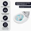 Инсталляция CULTO Loki с унитазом, сиденьем, кнопкой белый