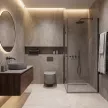 Унитаз подвесной FLUMEN DESIGN Ardennes Cement Grey безободковый с сиденьем с микролифтом серый