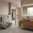 Раковина на столешницу FLUMEN DESIGN Malta Cement Grey серая