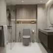 Унитаз-компакт FLUMEN DESIGN Ardennes с сиденьем с микролифтом графит