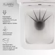 Унитаз-моноблок FLUMEN DESIGN London безободковый с сиденьем с микролифтом