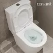 Унитаз-компакт Cersanit Brasko Vortex безободковый с сиденьем с микролифтом