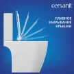 Унитаз-компакт Cersanit Brasko Vortex безободковый с сиденьем с микролифтом