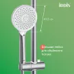 Душевая система со смесителем и верхним душем IDDIS Shelfy d25 см хром