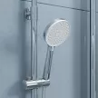 Душевая система со смесителем и верхним душем IDDIS Shelfy d25 см хром