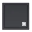 Душевой поддон Галерея М 90х90 см квадратный черный