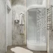 Кабина душевая 1ACReal Стандарт 100x100x228 см мозаика средний поддон