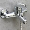 Смеситель для ванны DECOROOM DR71 с набором для душа хром