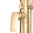 Смеситель для ванны FLUMEN DESIGN Rimini напольный золото
