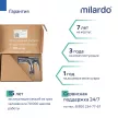 Смеситель для раковины Milardo Rora с гигиеническим душем хром