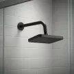 Тропический душ Esko 32х21 см черный
