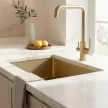 Смеситель для кухни VODA с подключением фильтра золото
