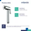 Лейка для гигиенического душа Milardo 2 режима хром