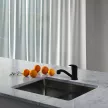 Смеситель для кухни FLUMEN Linge черный