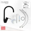 Смеситель для кухни FLUMEN DESIGN Orlean черный