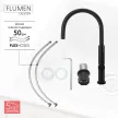 Смеситель для кухни FLUMEN DESIGN Rimini черный