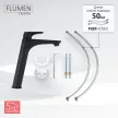 Смеситель для раковины FLUMEN DESIGN Orlean высокий черный