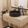 Смеситель для раковины FLUMEN DESIGN Orlean высокий черный