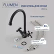 Смеситель для кухни FLUMEN Werra черный