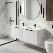 Тумба без раковины FLUMEN DESIGN Валенсия 70 см подвесная белая