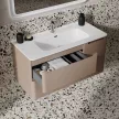 Тумба с раковиной IDDIS Edifice 100 см капучино
