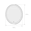 Зеркало FLUMEN DESIGN Lucy d100 см с подсветкой