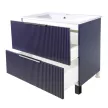 Тумба без раковины FLUMEN DESIGN Valencia 80 см напольная синяя