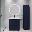 Тумба без раковины FLUMEN DESIGN Valencia 80 см напольная синяя
