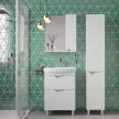 Тумба с раковиной SanStar Линни 60 см напольная белая