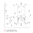 Тумба с раковиной RAVAL Welto 60 см подвесная белая